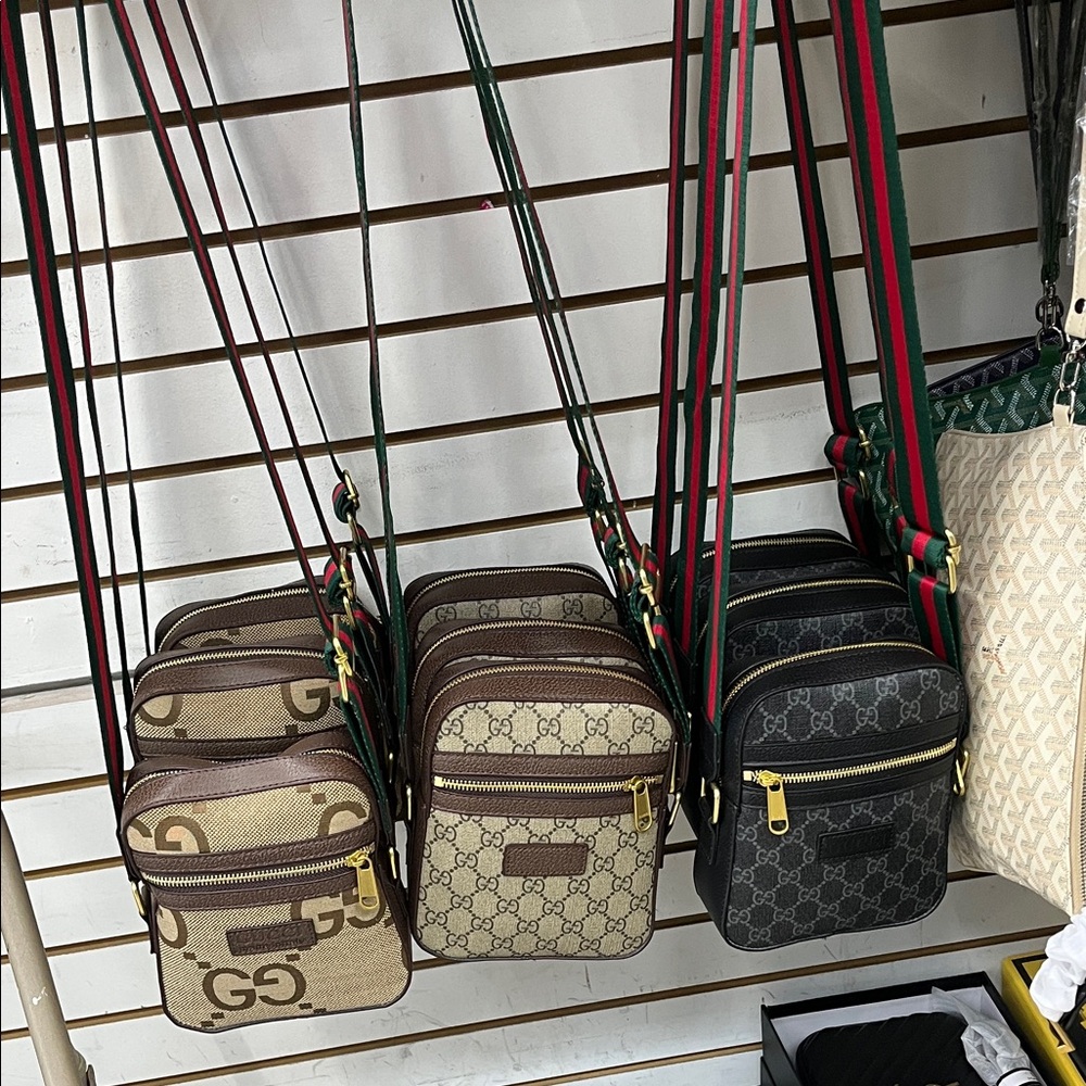 Monogram Beige and Brown Messenger mini  Bag - Picture 3 of 3